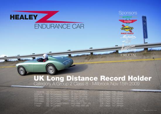UK Long distance records poster